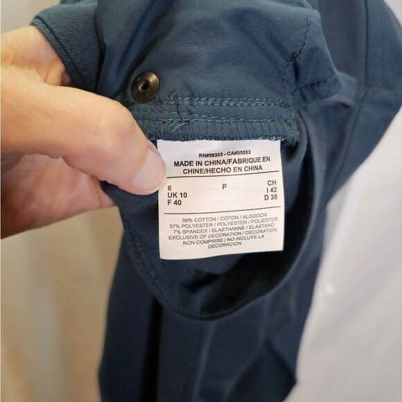 Nike Dri-Fit Teal Slim Fit Golf Pants Size 6 - Picture 3 of 7